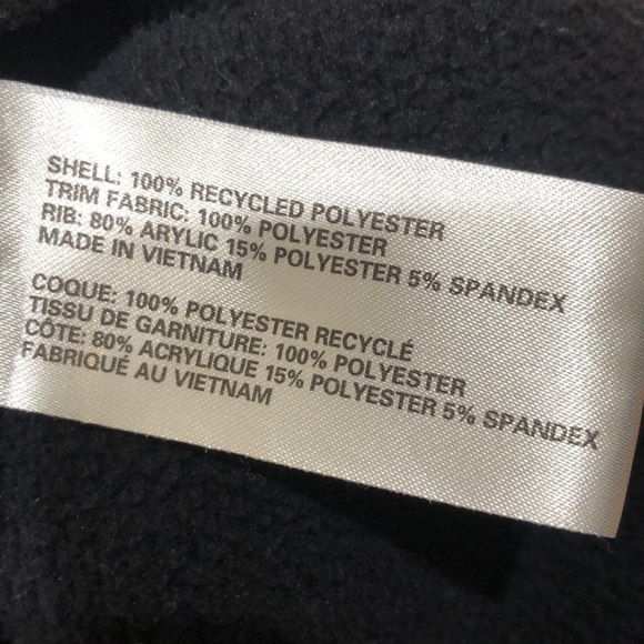 Quince Fleece Sweatshirt Size Small Black Recycled Polyester - Picture 7 of 10